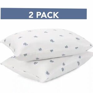 Lauren Ralph Lauren Logo Medium Density Down Alternative Pillow, Standard/Queen